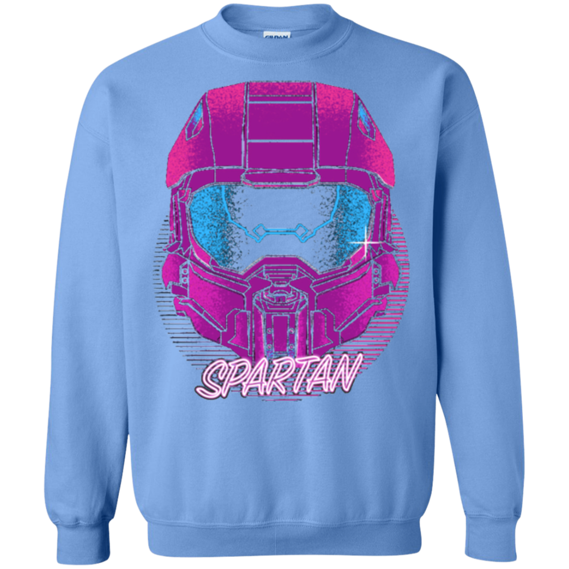 Spartan Helmet 80's Crewneck Sweatshirt