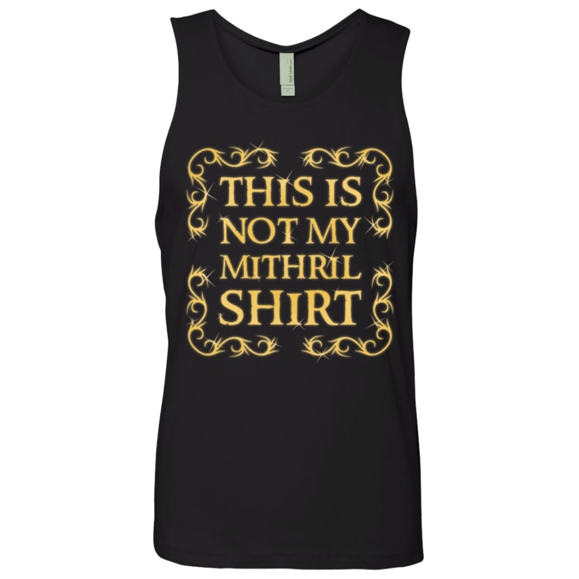 Not my shirt Men's Premium Tank Top