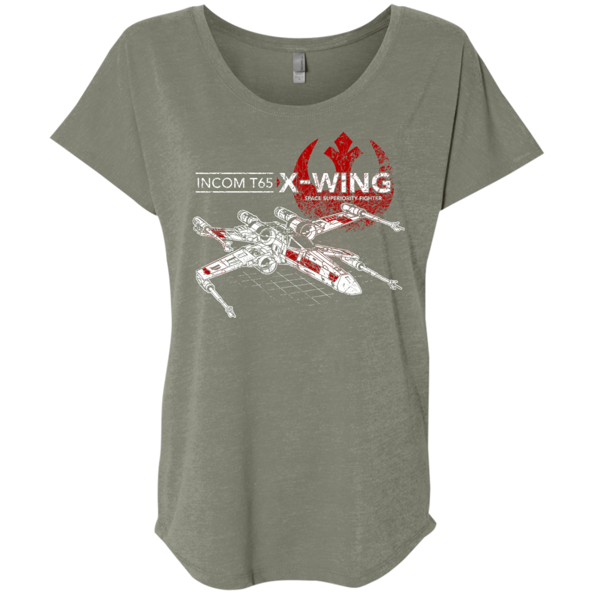 T-65 X-Wing Triblend Dolman Sleeve