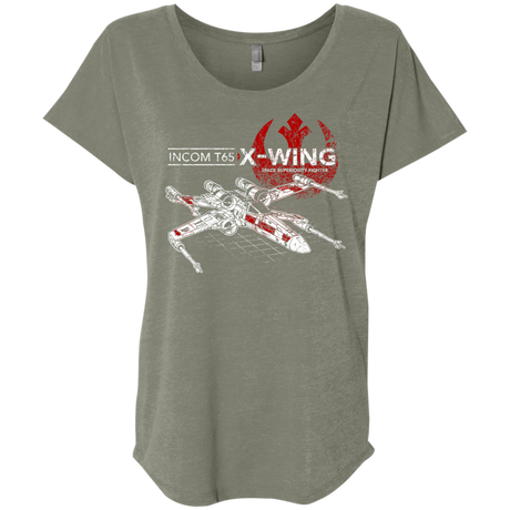 T-65 X-Wing Triblend Dolman Sleeve