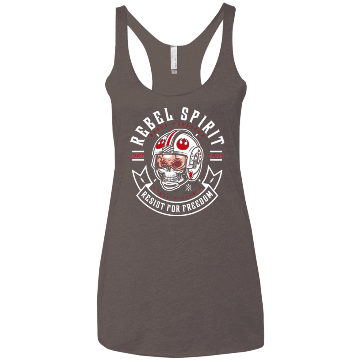 Rebel Since 1977 Women's Triblend Racerback Tank