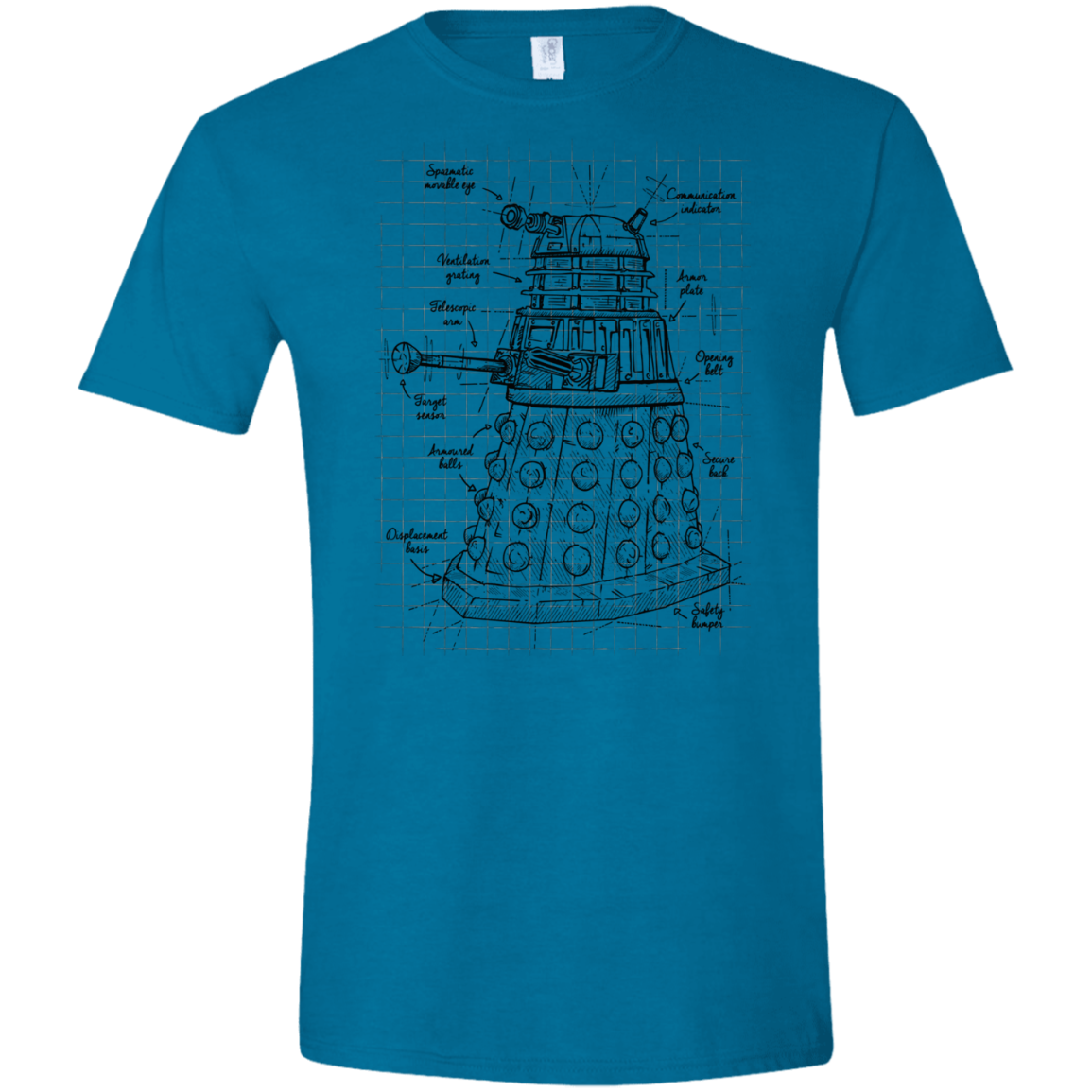 Dalek Plan Men's Semi-Fitted Softstyle
