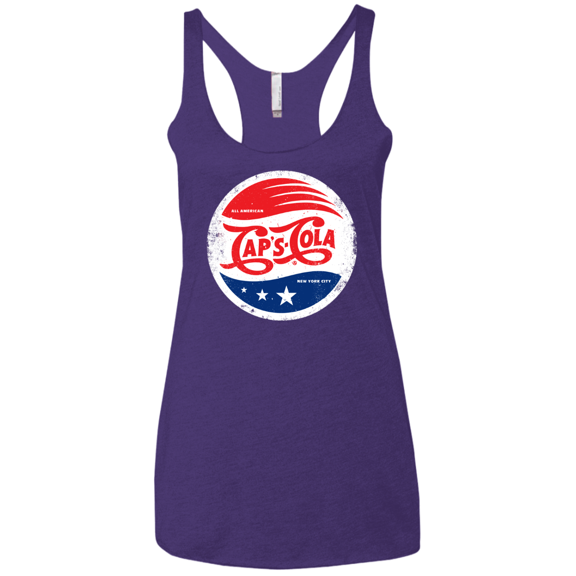 Caps Cola Women's Triblend Racerback Tank