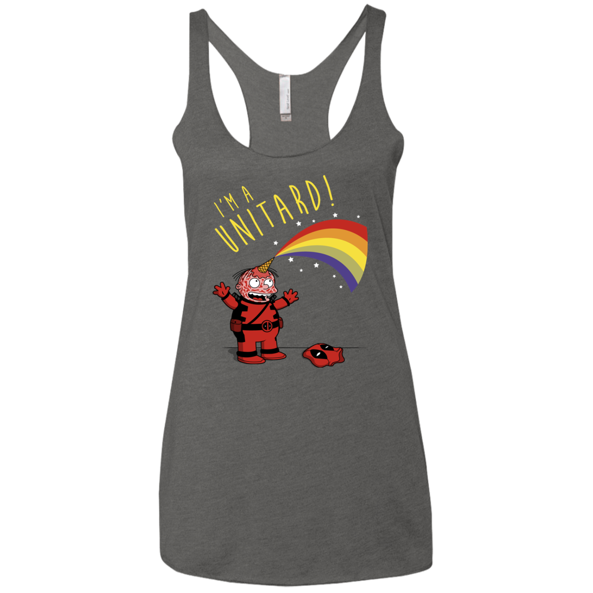 unitard-Raffiti Women's Triblend Racerback Tank