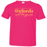 Oxfords Not Brogues Toddler Premium T-Shirt