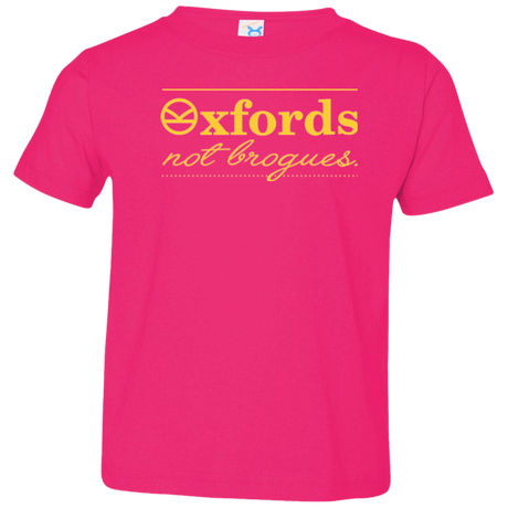 Oxfords Not Brogues Toddler Premium T-Shirt