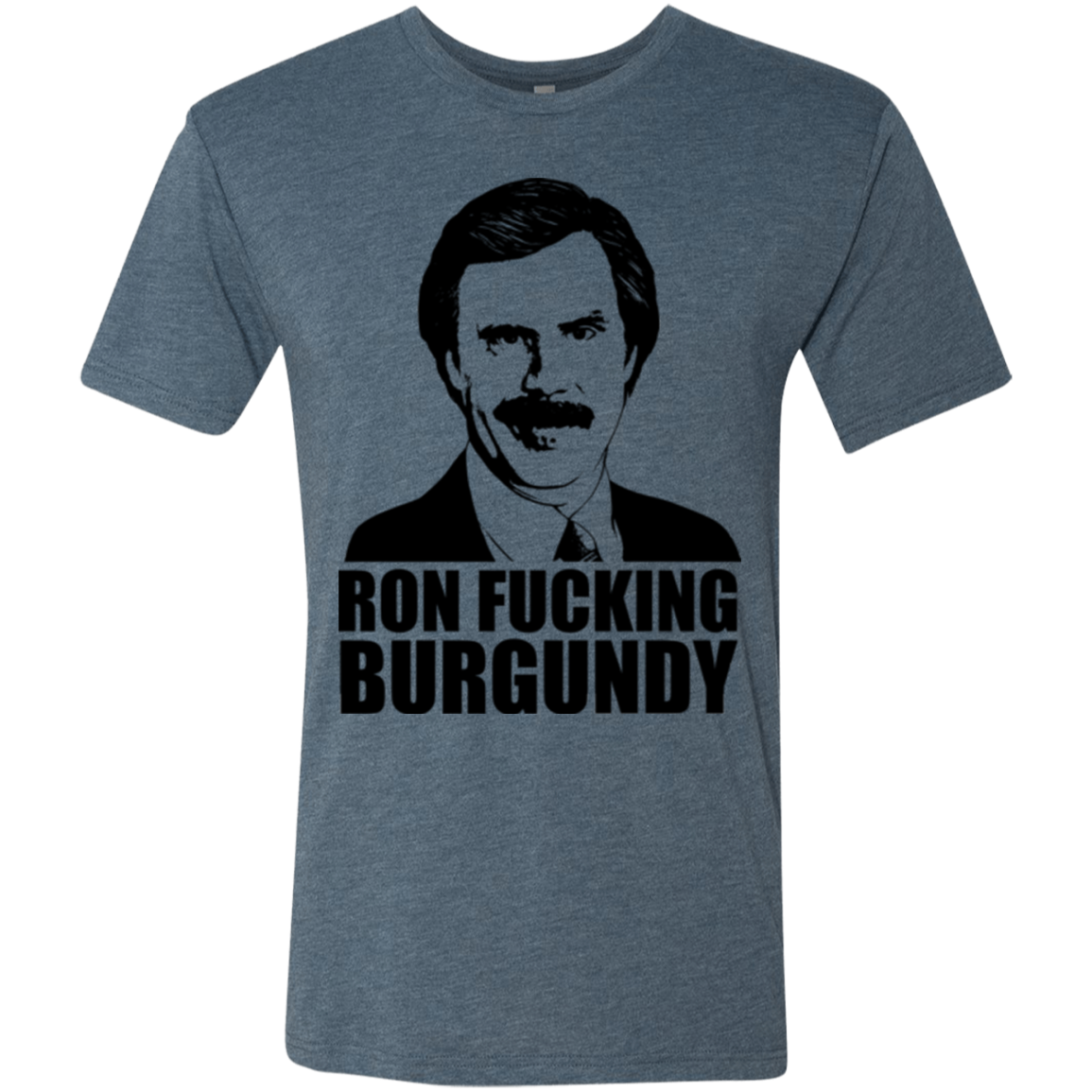 Ron Fucking Burgundy Men's Triblend T-Shirt