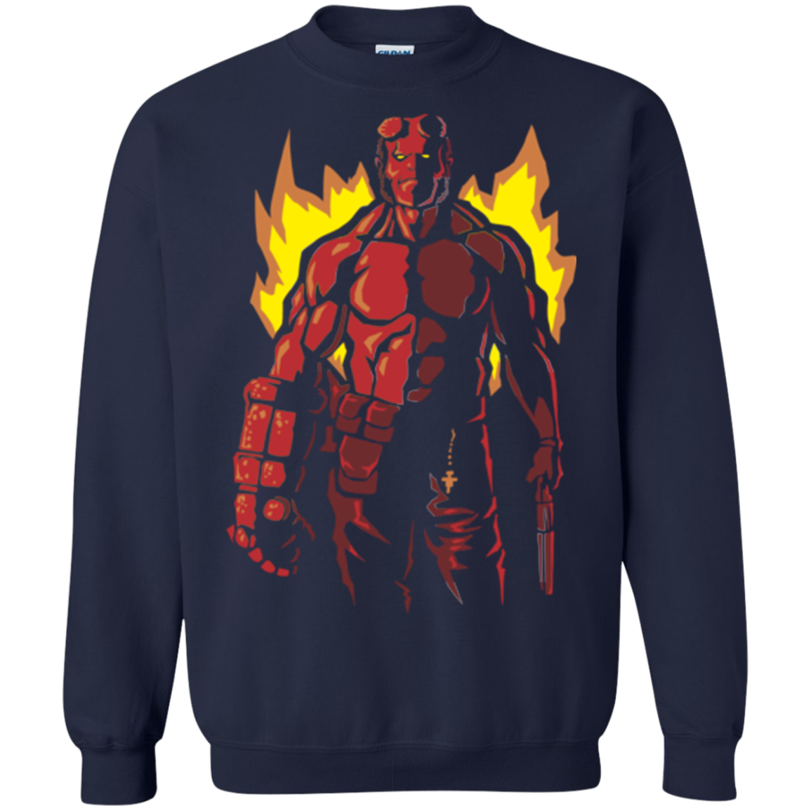 Red Hero Crewneck Sweatshirt