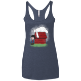 Big Peanut 6 Women's Triblend Racerback Tank