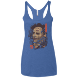 Oni Leather Mask Women's Triblend Racerback Tank