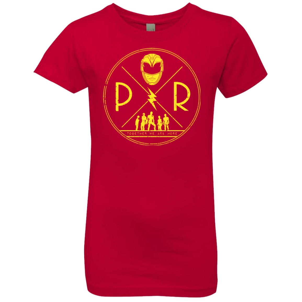 Yellow Power Girls Premium T-Shirt