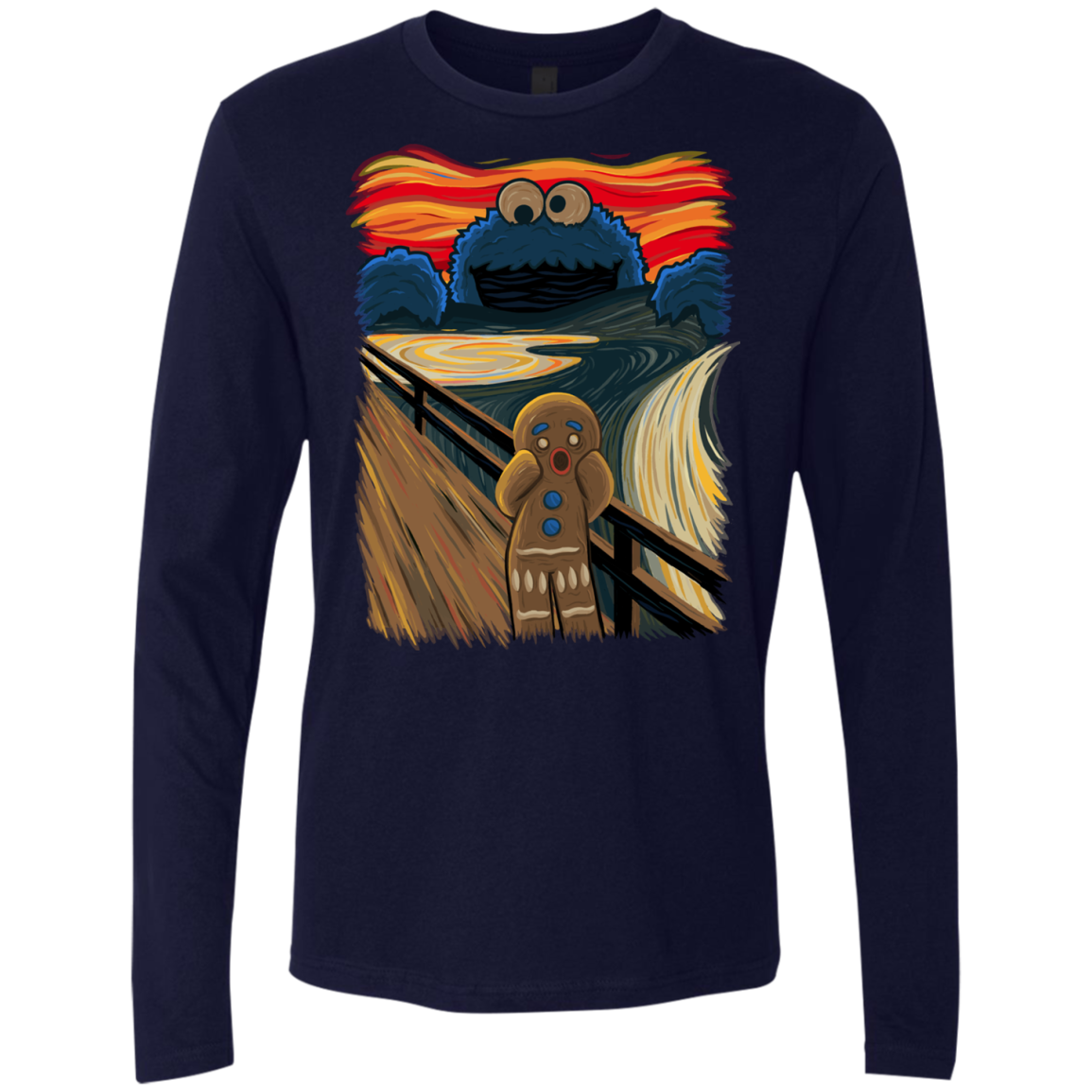 The Cookie Muncher Men's Premium Long Sleeve