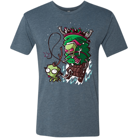 Zim Stole Christmas Men's Triblend T-Shirt