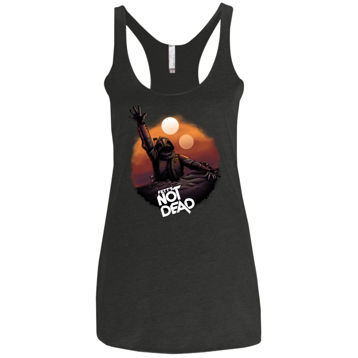 Back From The Pit Women's Triblend Racerback Tank