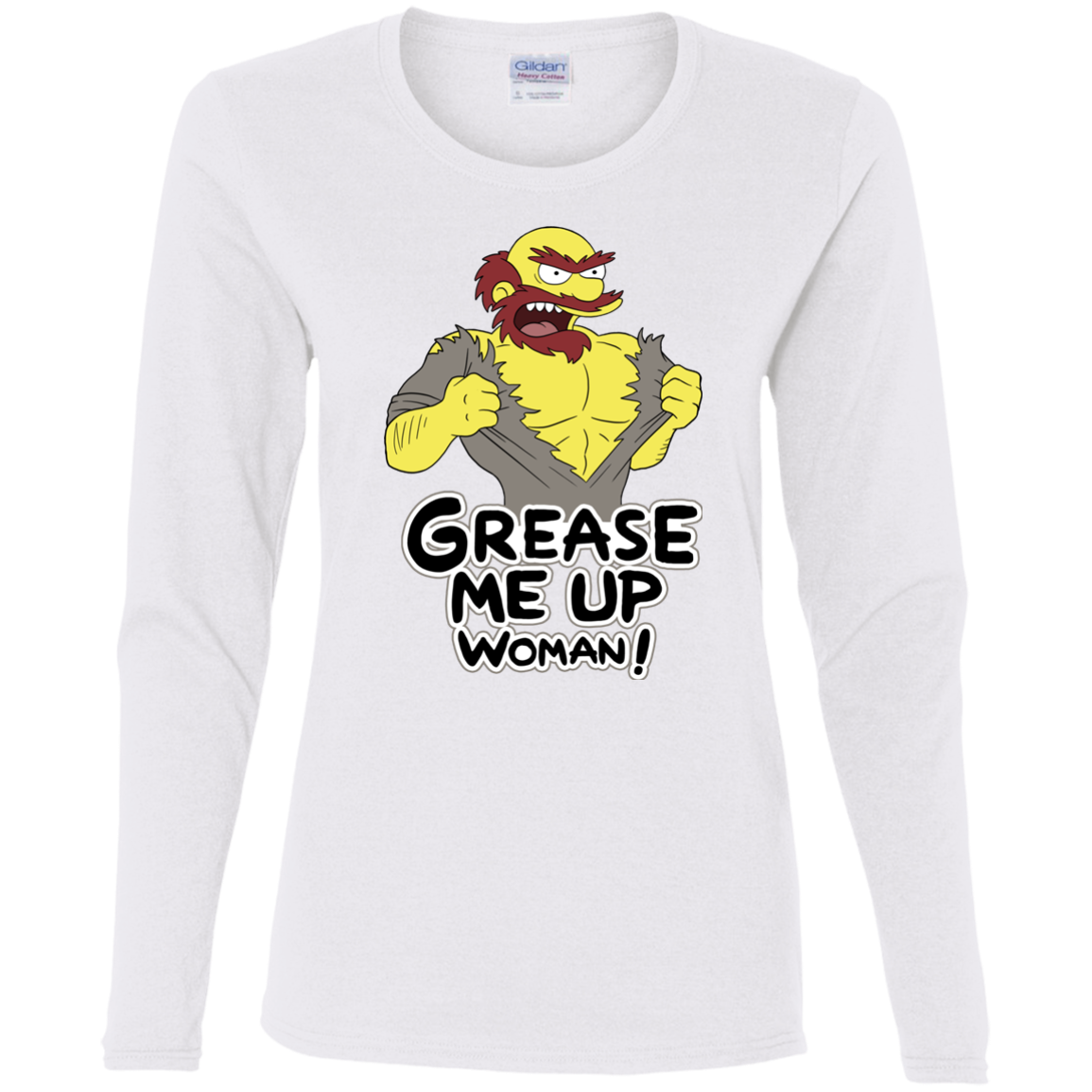 Grease Me Up Women's Long Sleeve T-Shirt