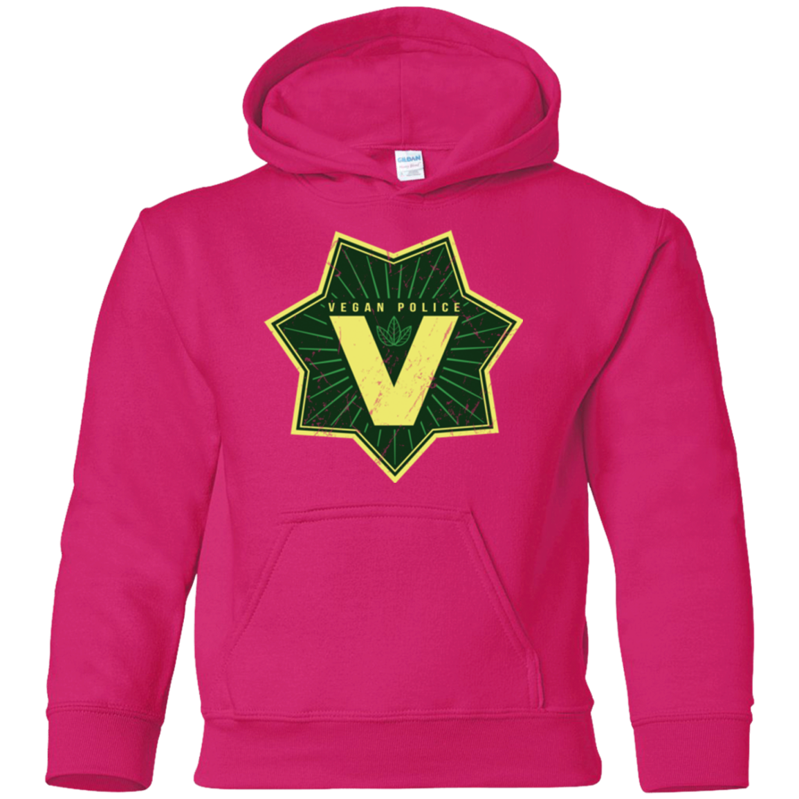 Vegan Police Youth Hoodie