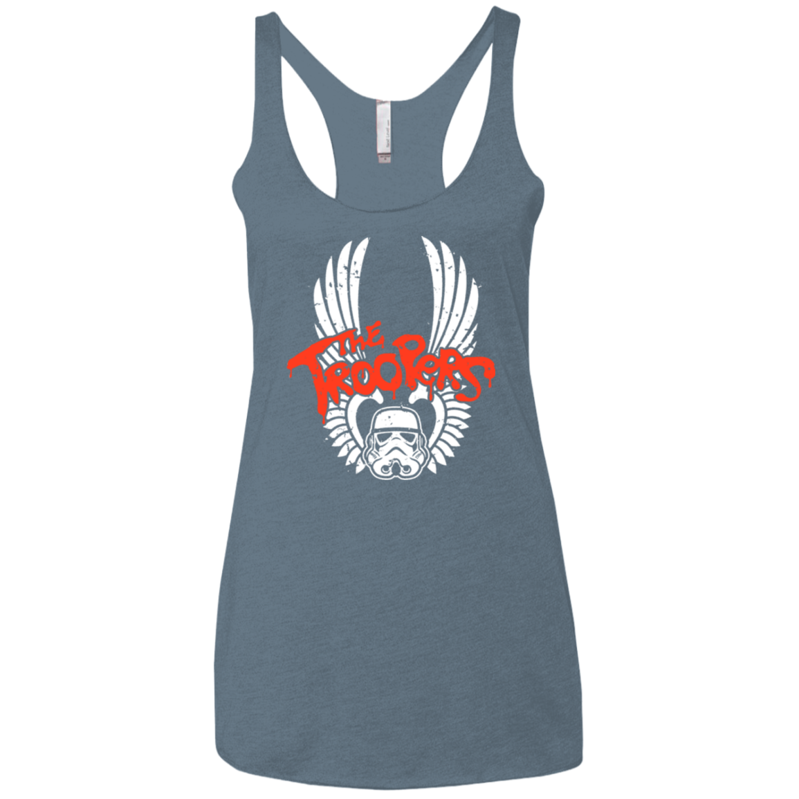 THE TROOPERS Women's Triblend Racerback Tank