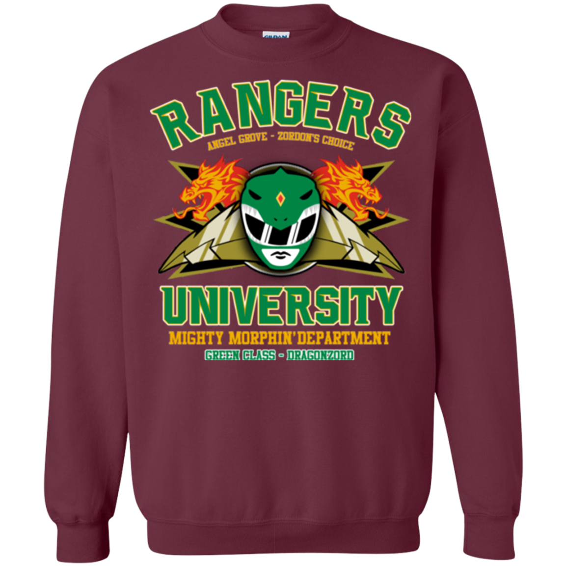 Rangers U Green Ranger Crewneck Sweatshirt