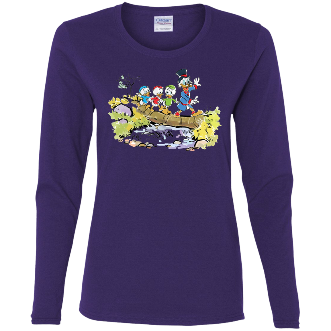 Duck Tails Women's Long Sleeve T-Shirt