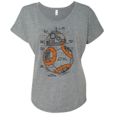 BB-8 Plan Triblend Dolman Sleeve