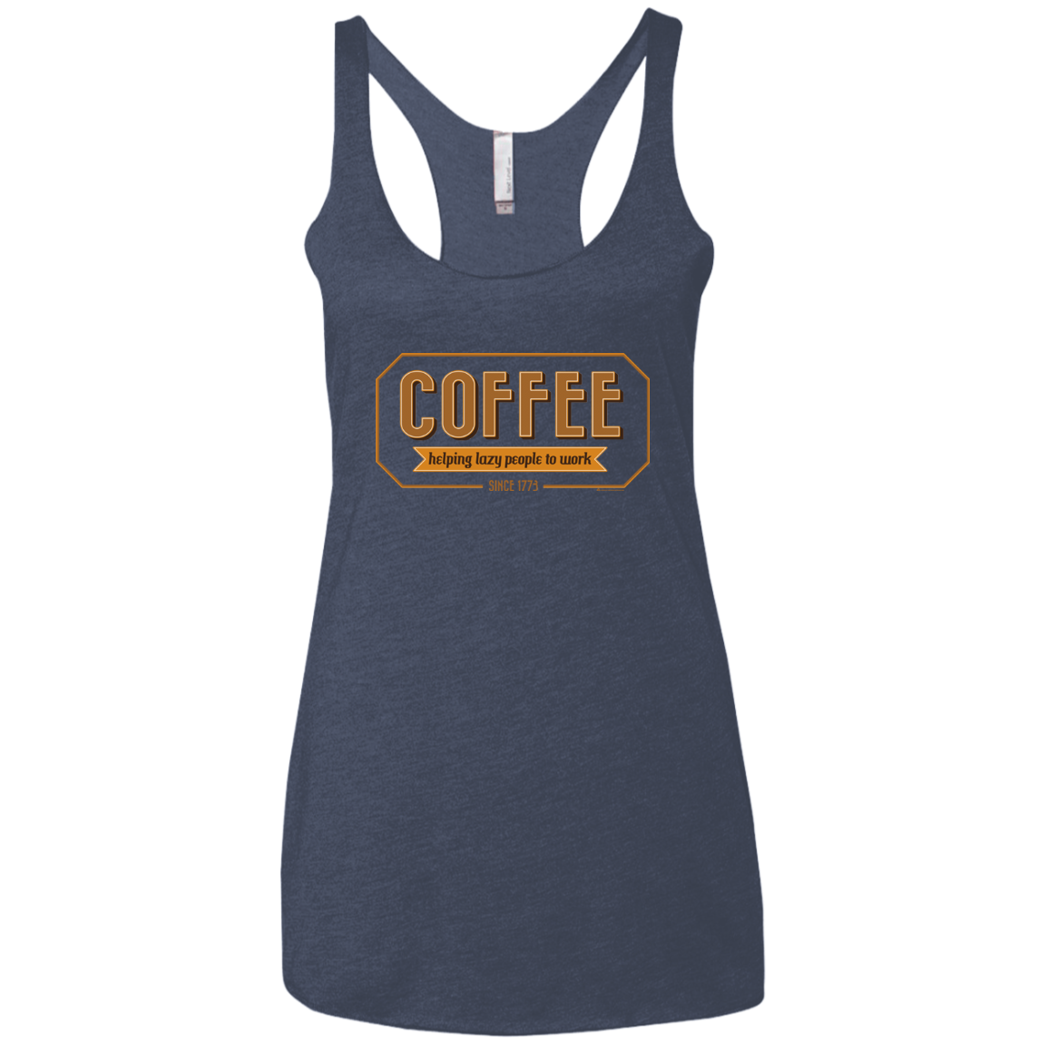 Coffee For Lazy People Women's Triblend Racerback Tank