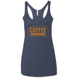 Coffee For Lazy People Women's Triblend Racerback Tank
