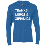 Tranks Lobos Zipheads Triblend Long Sleeve Hoodie Tee