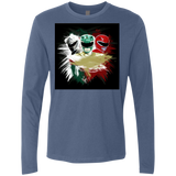 White Green Red Men's Premium Long Sleeve