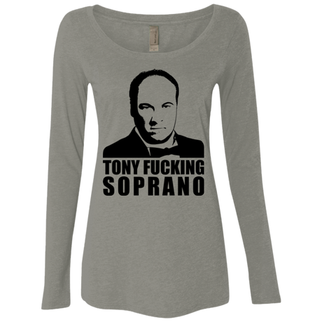 Tony Fucking Soprano Women's Triblend Long Sleeve Shirt