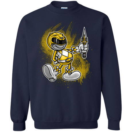 Yellow Ranger Artwork Crewneck Sweatshirt