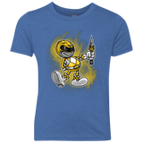 Yellow Ranger Artwork Youth Triblend T-Shirt