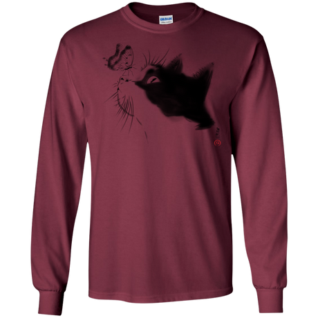 Curious Cat Men's Long Sleeve T-Shirt