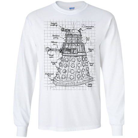 Dalek Plan Men's Long Sleeve T-Shirt