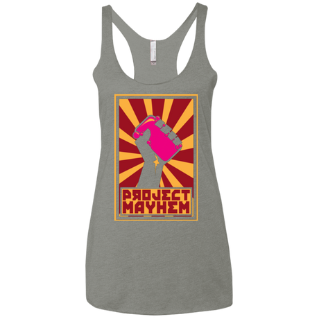 Project Mayhem Women's Triblend Racerback Tank