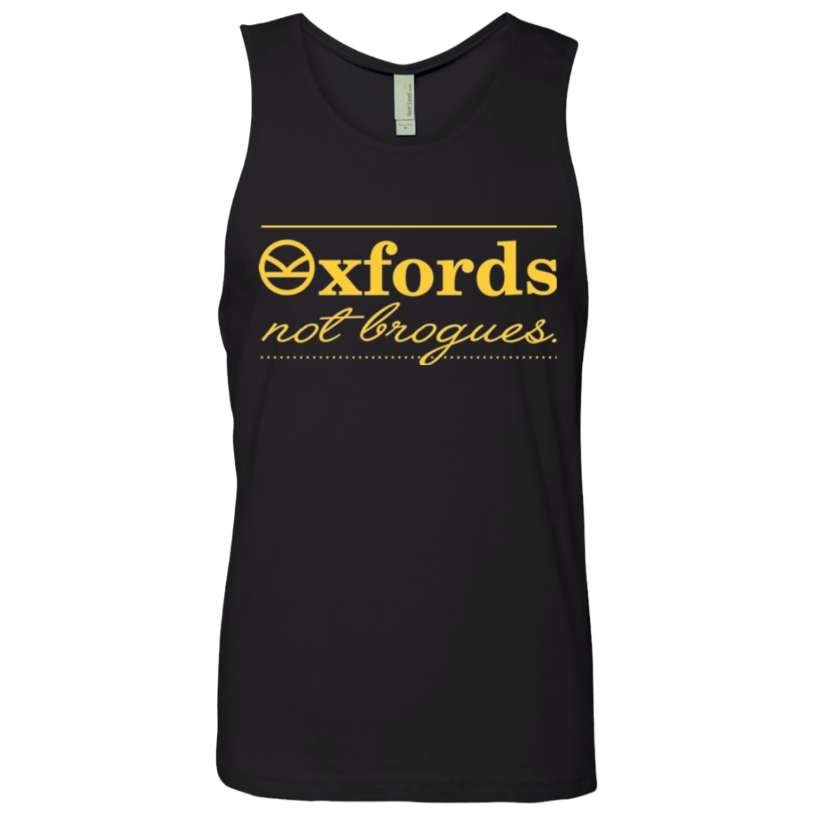Oxfords Not Brogues Men's Premium Tank Top