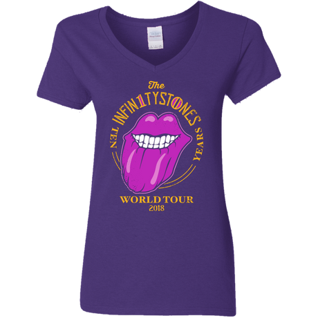 Stones World Tour Women's V-Neck T-Shirt