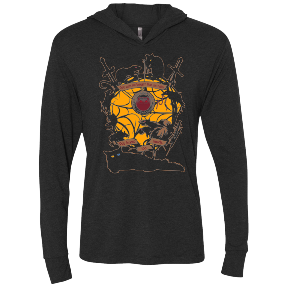 NIMH Triblend Long Sleeve Hoodie Tee