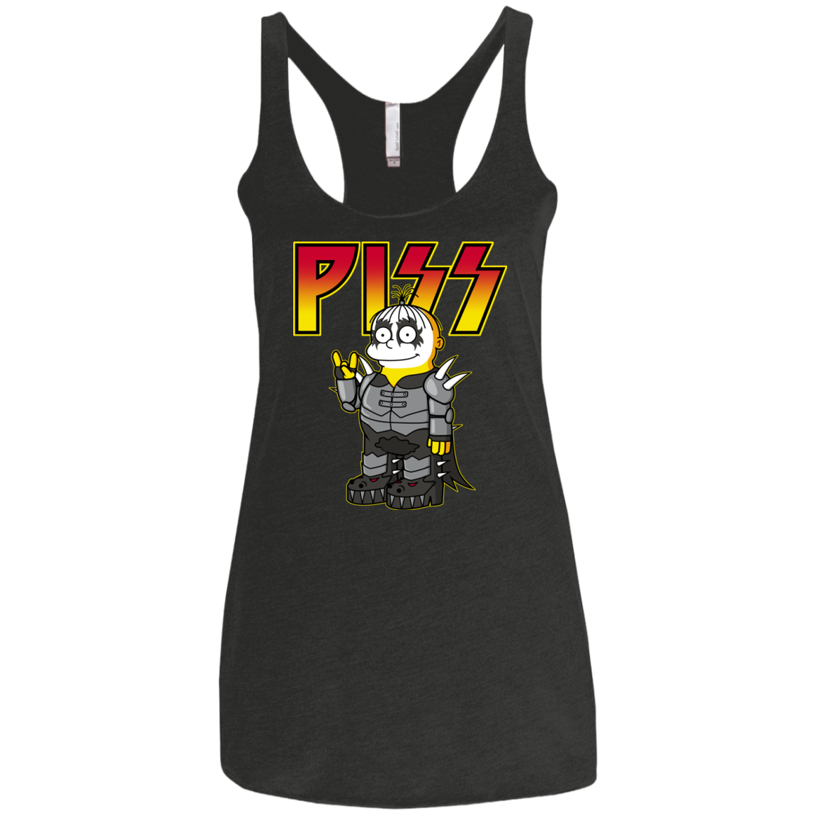 Piss Women's Triblend Racerback Tank
