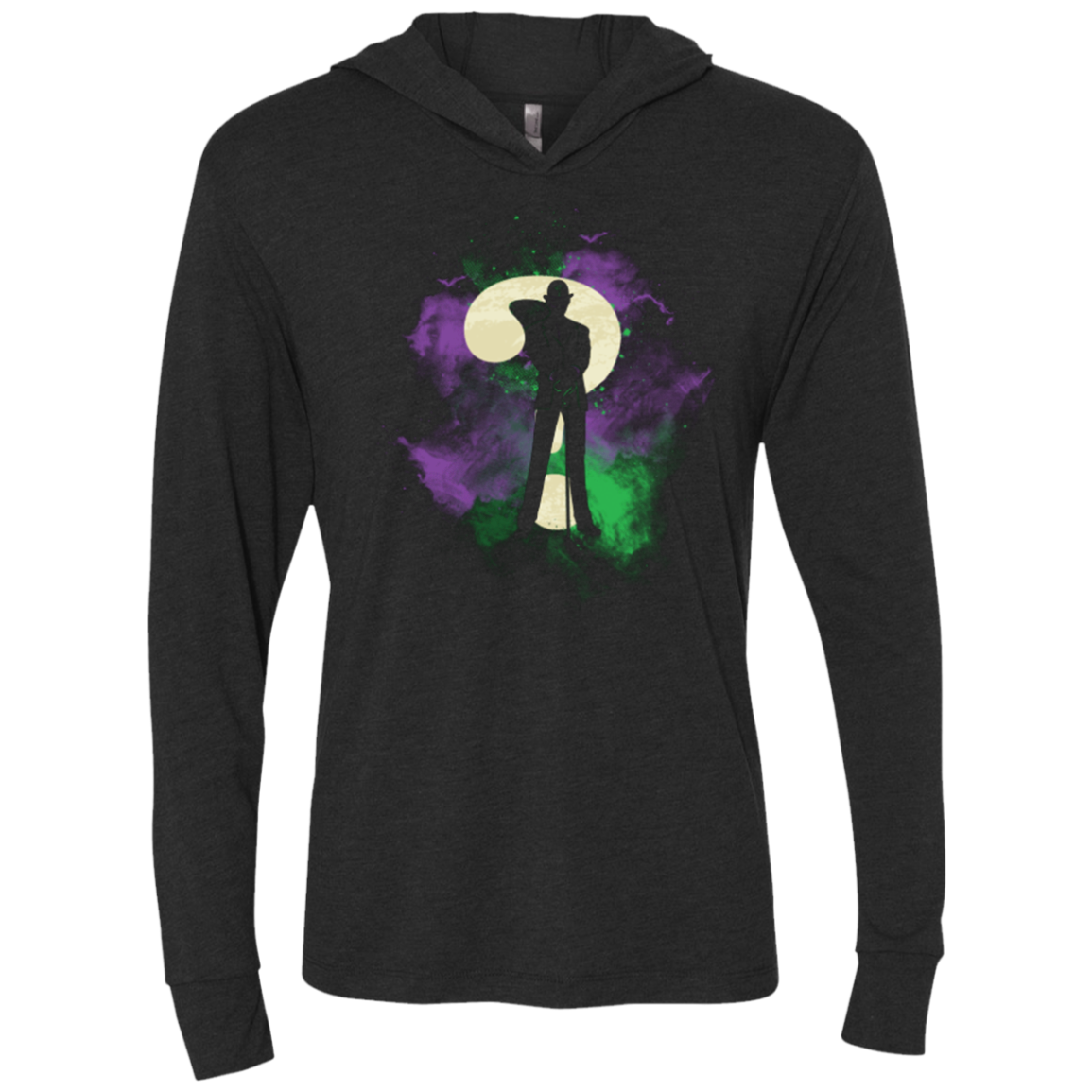 Riddler SPACE Triblend Long Sleeve Hoodie Tee