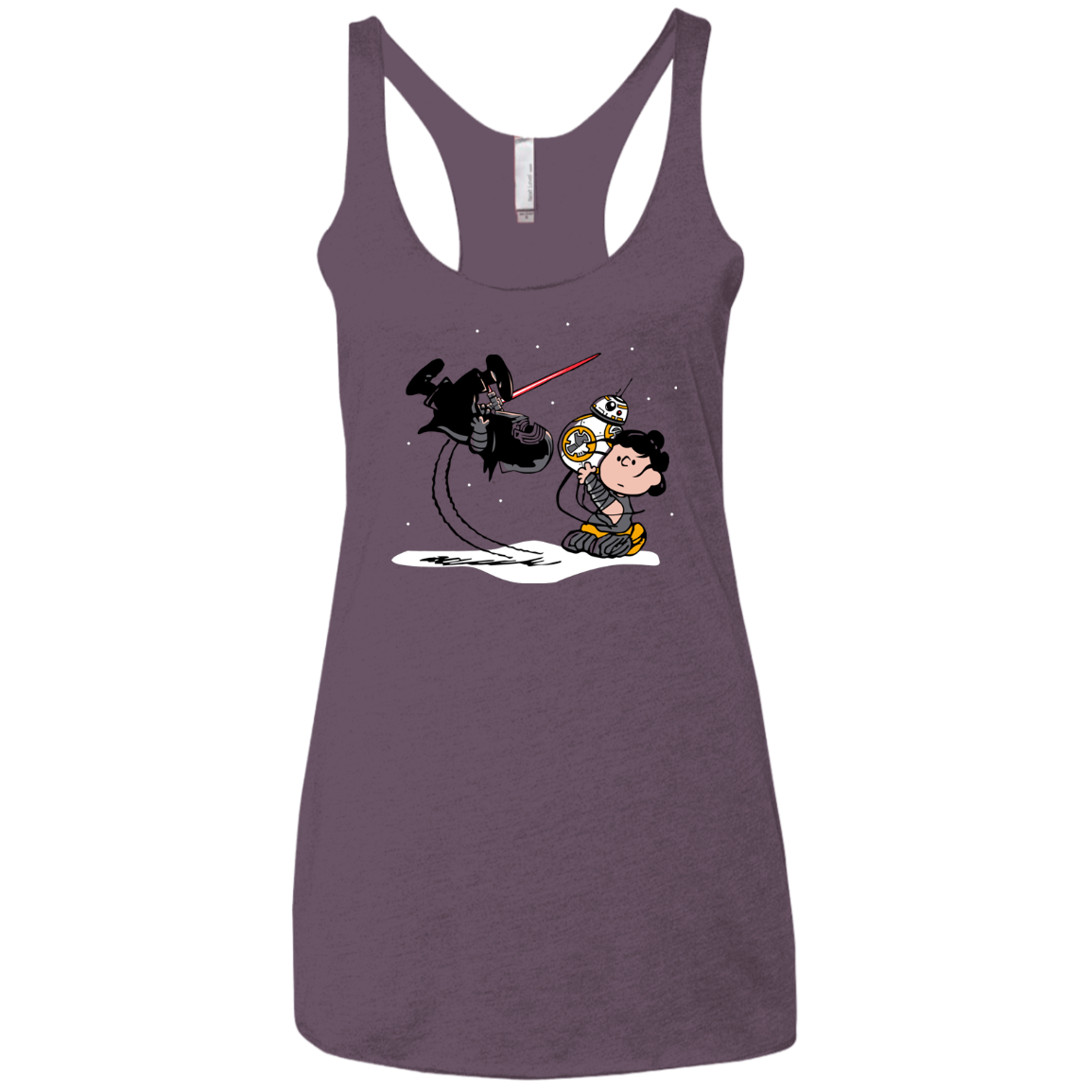 Darkness Falls Women's Triblend Racerback Tank
