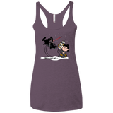 Darkness Falls Women's Triblend Racerback Tank