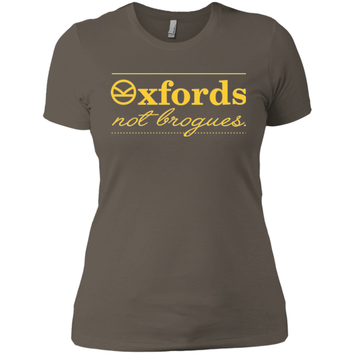 Oxfords Not Brogues Women's Premium T-Shirt