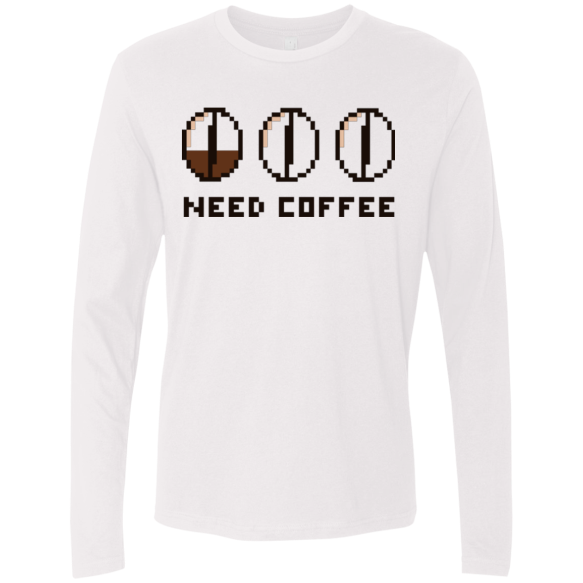 Need Coffee Men's Premium Long Sleeve