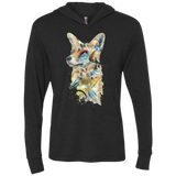 Heroes of Lylat Star Fox Triblend Long Sleeve Hoodie Tee
