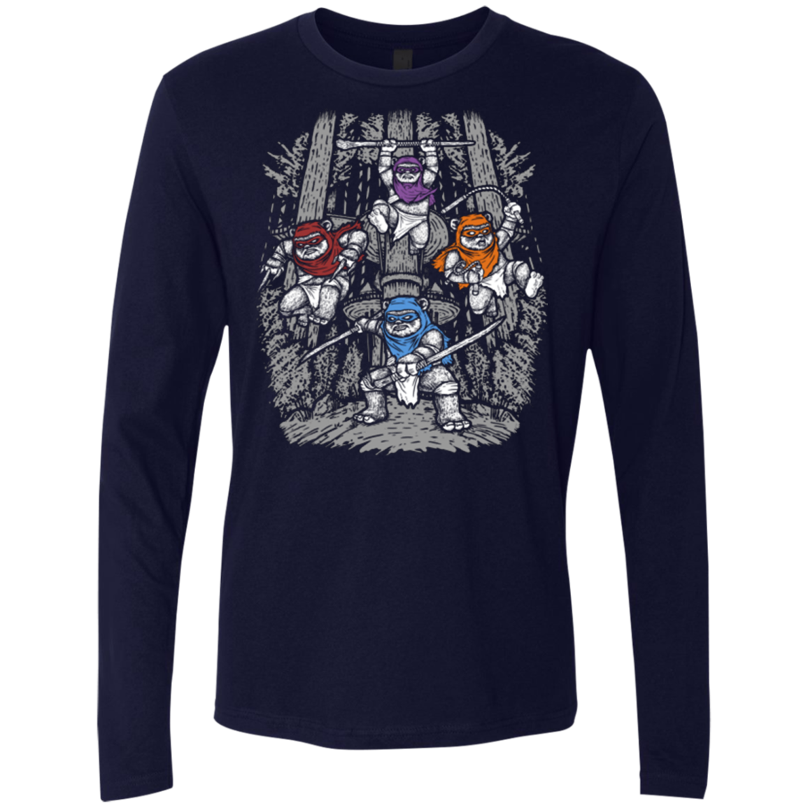 The Ninja Savages Men's Premium Long Sleeve