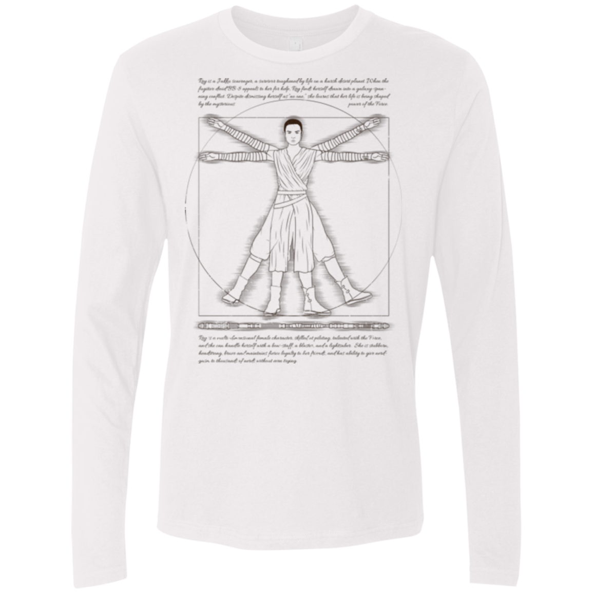 Vitruvian Rey Men's Premium Long Sleeve