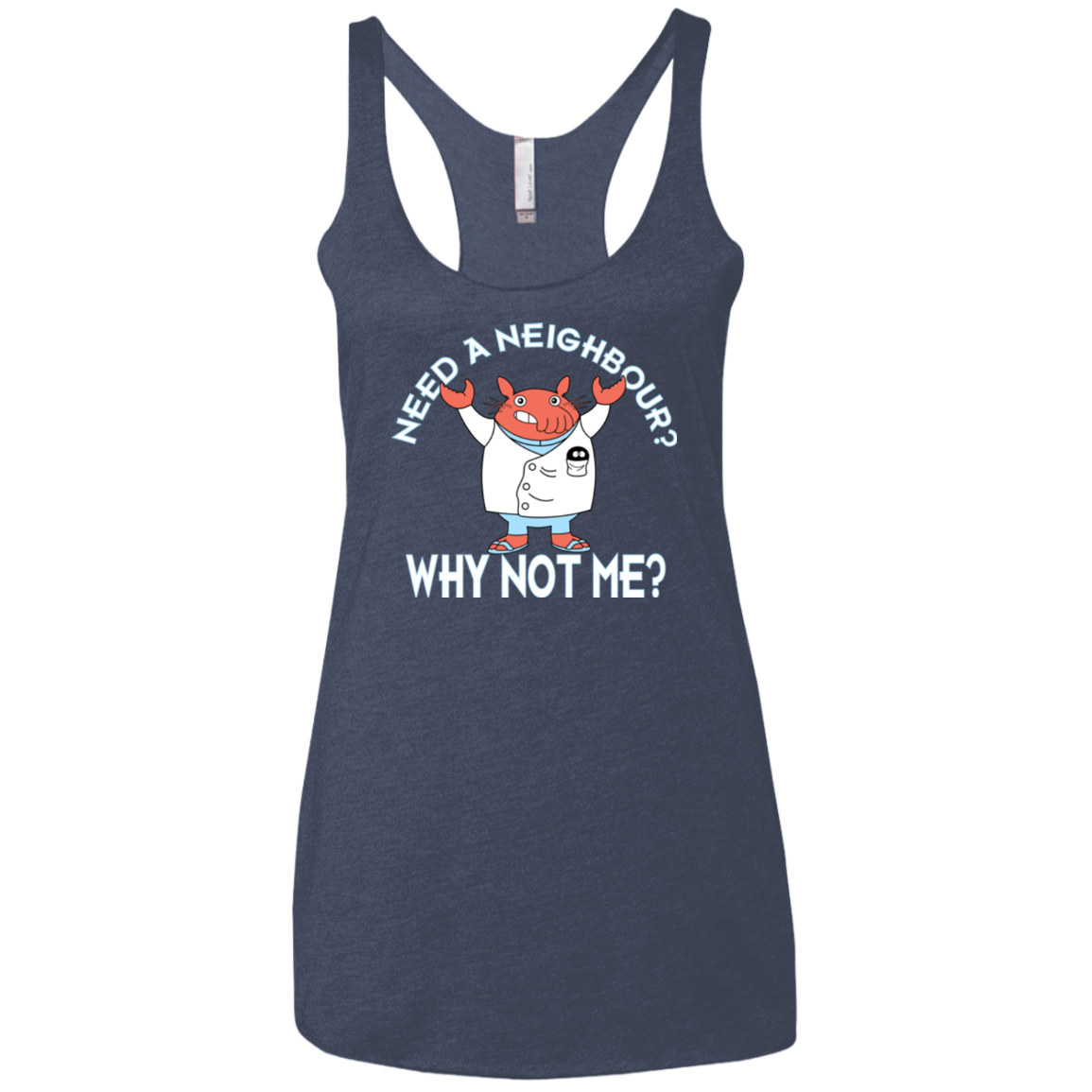 Why not me Women's Triblend Racerback Tank
