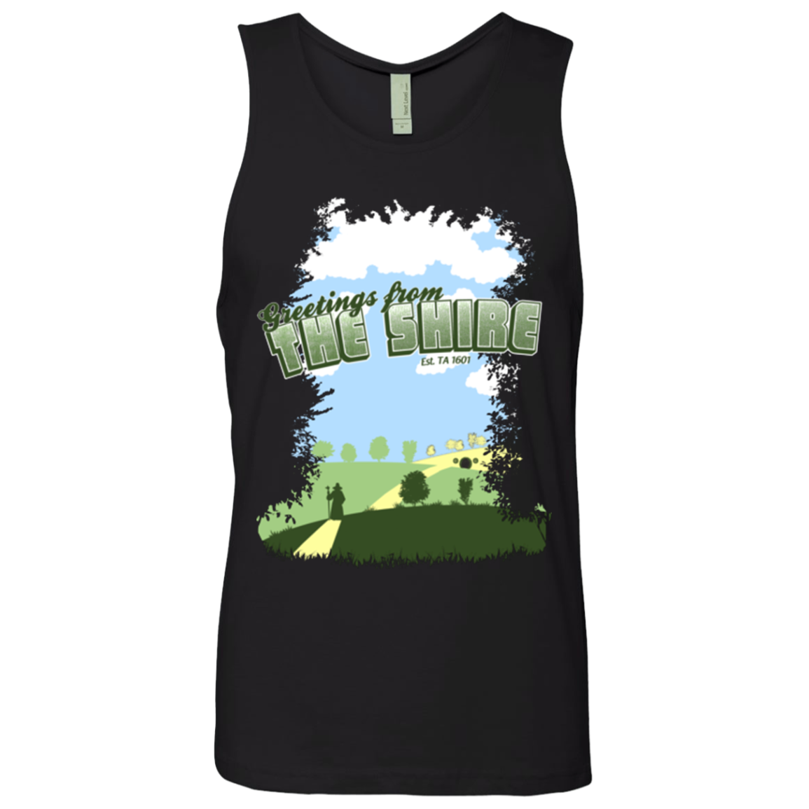 Greetings From Shire Men's Premium Tank Top