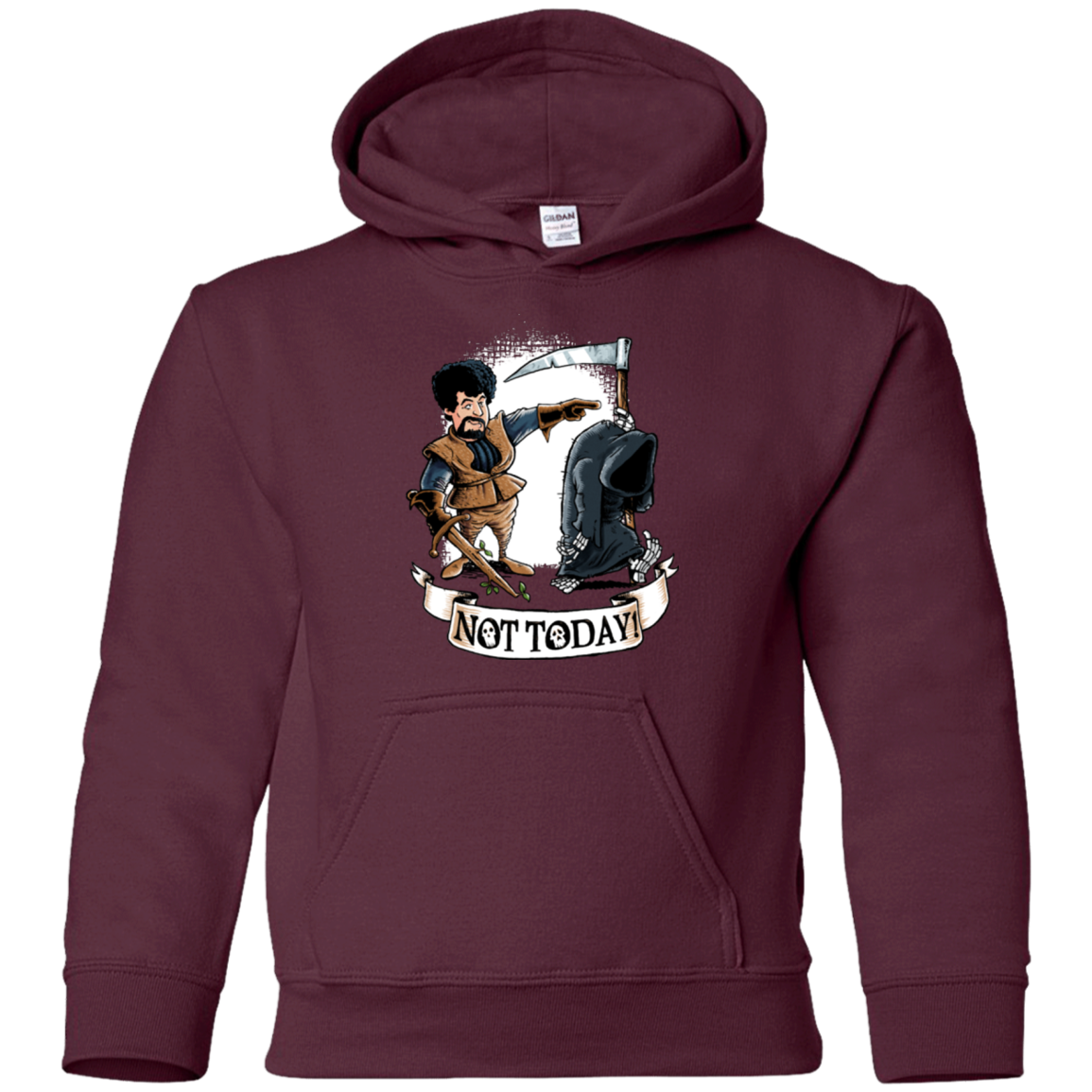 Not Today Youth Hoodie