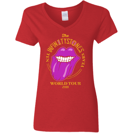 Stones World Tour Women's V-Neck T-Shirt